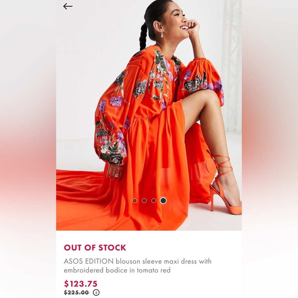 Out of Stock Asos Black tie dress.